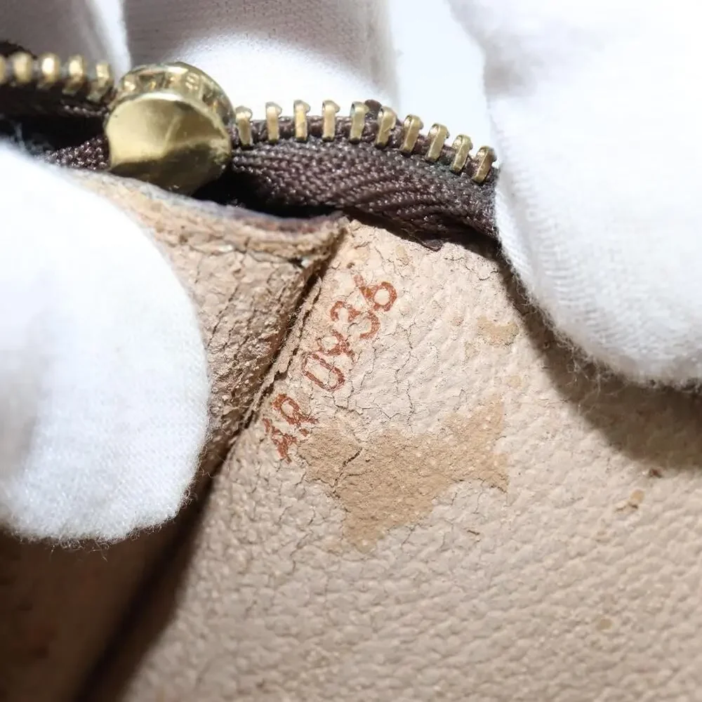 Louis Vuitton Monogram Bucket PM Accessory Pouch Brown